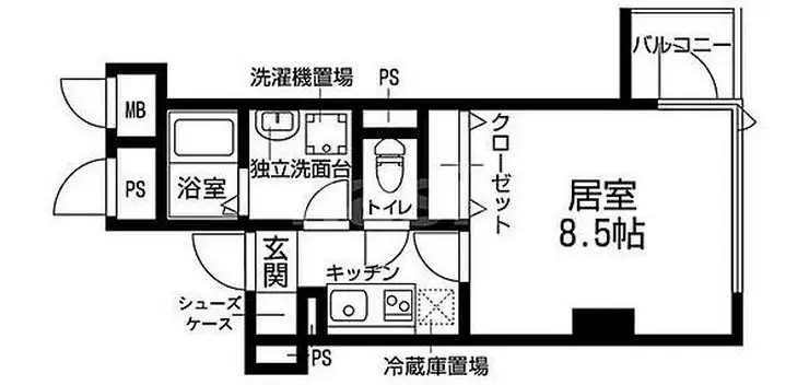 RISING STAGE 4階階 間取り