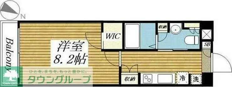 エバーグリーン 2階階 間取り