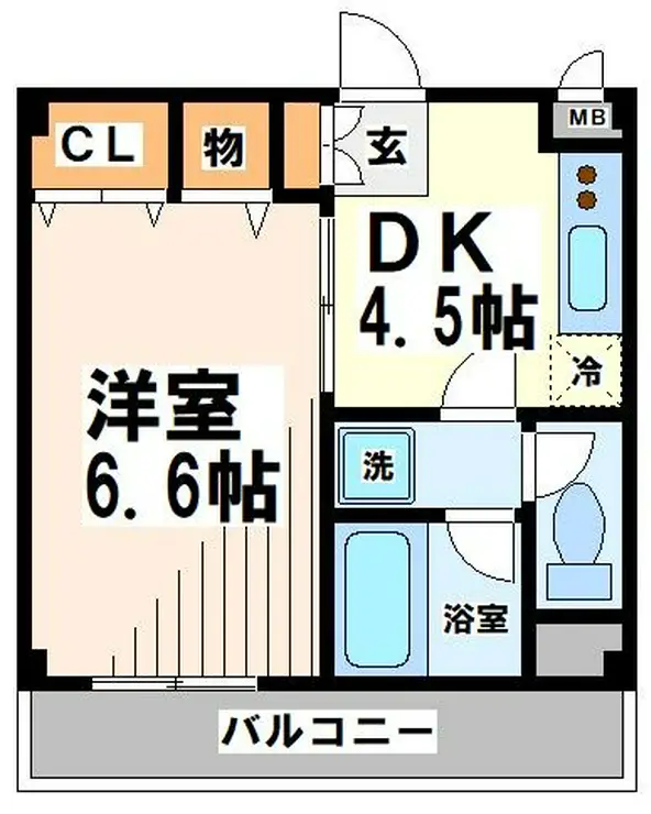 エクセレンス 4階階 間取り