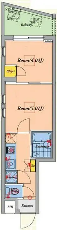 パレ・ホームズ練馬高野台 3階階 間取り