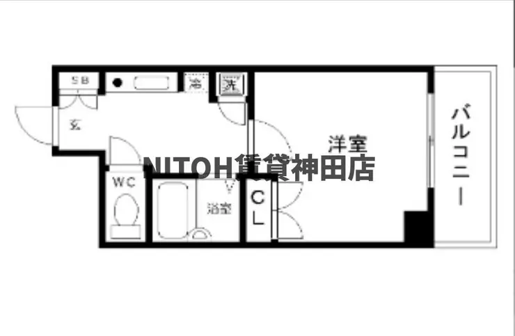 サンテミリオン門前仲町 6階階 間取り
