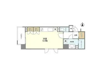 ORSUS ASAKUSA(ワンルーム/6階)の間取り写真