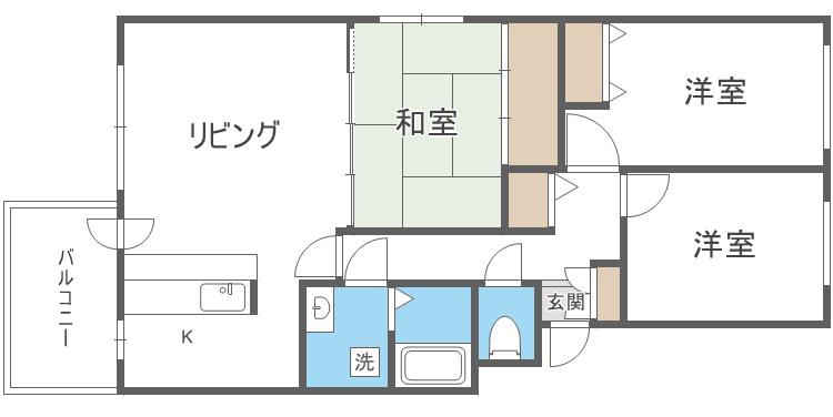 シティオひばりが丘(3LDK/3階)の間取り写真