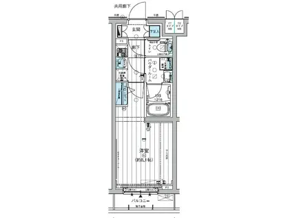 メインステージ板橋蓮根II(1K/4階)の間取り写真