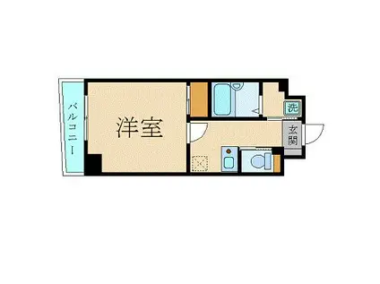 スカイコート本郷東大前壱番館(1K/3階)の間取り写真