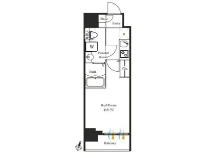 GRAN PASEO 神田駅前(1K/7階)の間取り写真