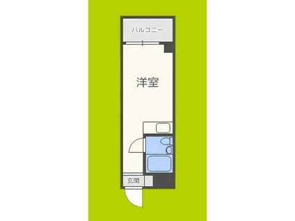 ジュネスアマリ(ワンルーム/5階)の間取り写真