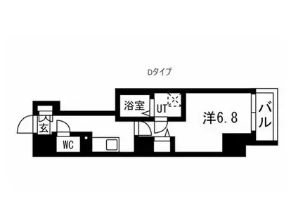 トラディス秋葉原(1K/6階)の間取り写真