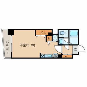 CREST本郷(ワンルーム/4階)の間取り写真