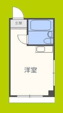 KAISEI上新庄(ワンルーム/2階)の間取り写真
