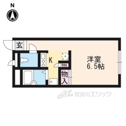 レオパレスROYALCOURT(1K/1階)の間取り写真
