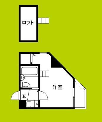 アーバンコートダイドー(1K/4階)の間取り写真