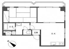 CLIVIA成増(2DK/5階)の間取り写真