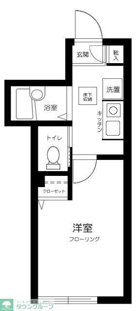 エメロード江古田(1K/1階)の間取り写真