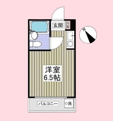 クライム88(ワンルーム/3階)の間取り写真