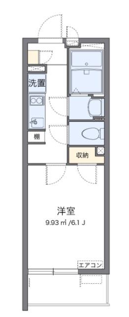 クレイノル ディネ(1K/3階)の間取り写真