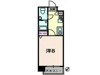 プレサンスMIU新栄(1K/9階)の間取り写真