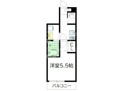 PRIMARY RESIDENCE 荻窪(1K/1階)の間取り写真
