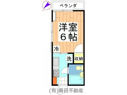 KURAMOTO-SO(1K/2階)の間取り写真