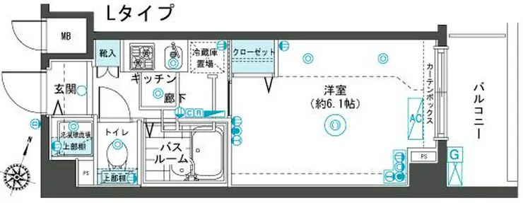 フェニックス目黒弐番館 3階階 間取り