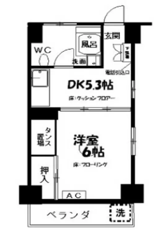 トーシンコーポ 4階階 間取り