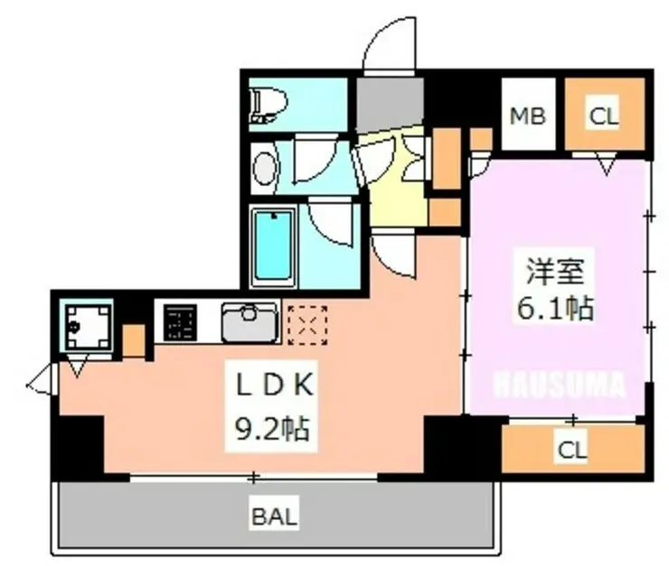 駒込レジデンス壱番館 12階階 間取り