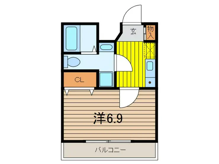 アクシーズタワー川口幸町 2階階 間取り