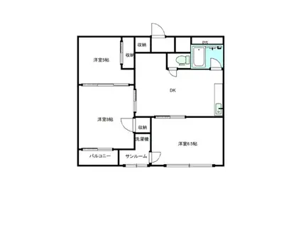 グレイス高尾(3DK/2階)の間取り写真