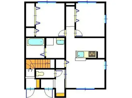 エミネントグレイス(2LDK/1階)の間取り写真