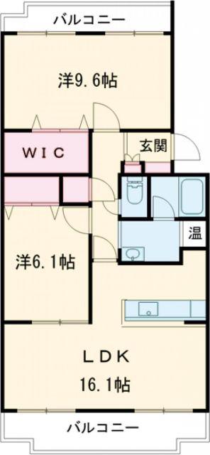 THE ROOTS(2LDK/1階)の間取り写真