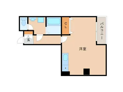 メゾン・ドゥ・ファミリー(ワンルーム/3階)の間取り写真