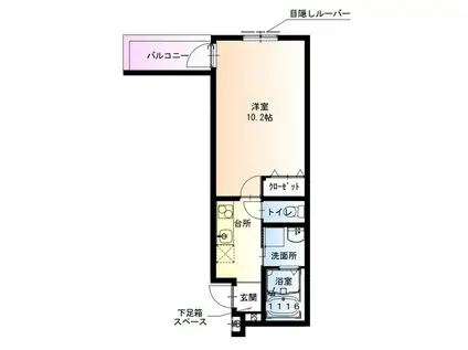 フジパレス堺鳳駅北ウエスト(1K/3階)の間取り写真