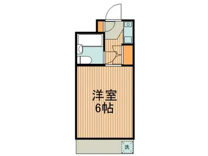 ハウス南砂(1K/4階)の間取り写真