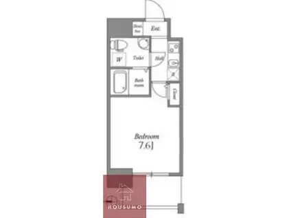 ARISTO扇町(1K/10階)の間取り写真