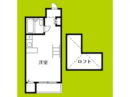 エクラ東住吉(ワンルーム/4階)の間取り写真