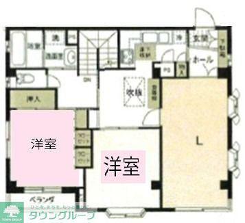 クロノス江戸川(2LDK/2階)の間取り写真