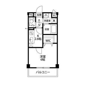 アンプルールフェール堺東(1K/2階)の間取り写真
