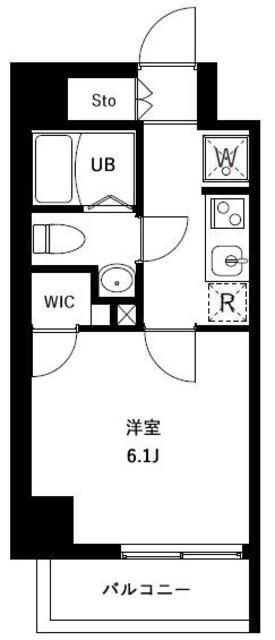 アーバンパークお花茶屋(1K/8階)の間取り写真