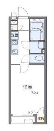 クレイノレイラ(1K/1階)の間取り写真