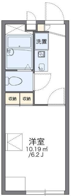 レオパレスKTII(1K/3階)の間取り写真