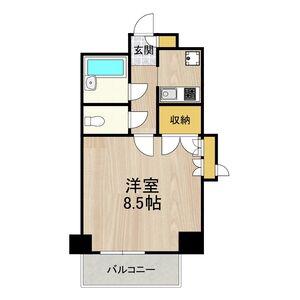 おおきに北梅田サニーアパートメント(1K/3階)の間取り写真