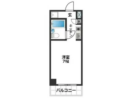 スカイコートエクセレント荻窪(ワンルーム/5階)の間取り写真