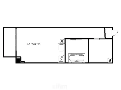 G-DESIGN京都西院(ワンルーム/1階)の間取り写真