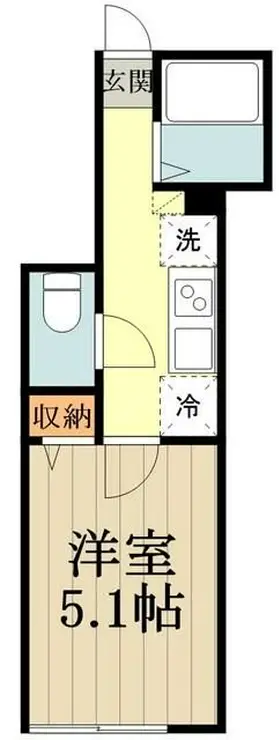 ウインズロック武蔵小金井 1階階 間取り
