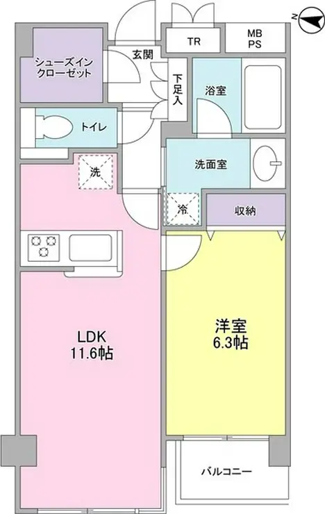 ＫＤＸレジデンス成城 1階階 間取り