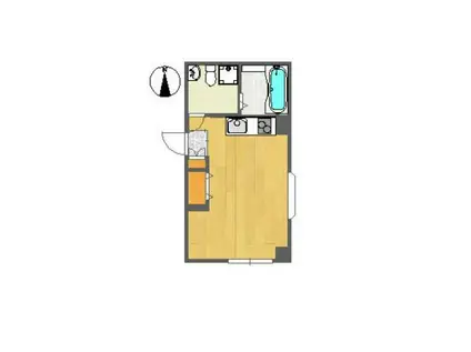 ビラサカエ(ワンルーム/4階)の間取り写真