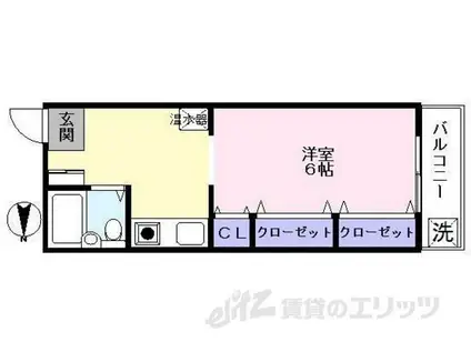 アイシーアネックスビル(1K/3階)の間取り写真