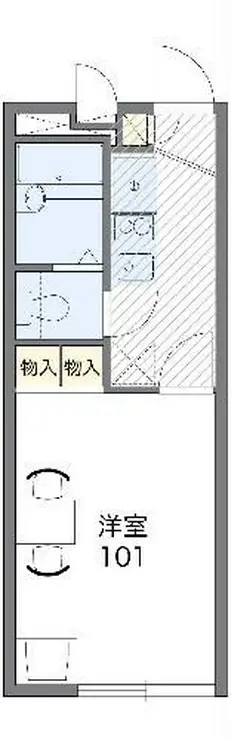 レオパレススター 2階階 間取り