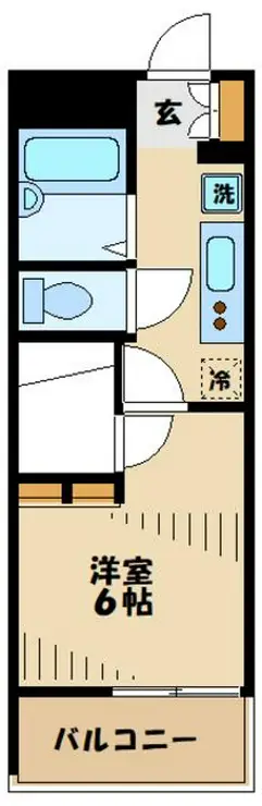 レオパレス松並 2階階 間取り