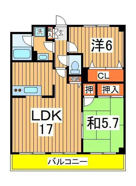 ヌーベルバーグ北柏 2階階 間取り